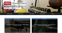 Desktop Screenshot of freefitnessvideos.com